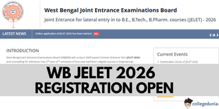 WB JELET 2026 Registration Begins @wbjeeb.nic.in; Apply Online Till April 6